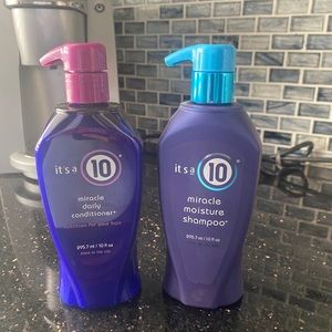It’s a 10 Miracle moisture shampoo and conditioner! Brand New!